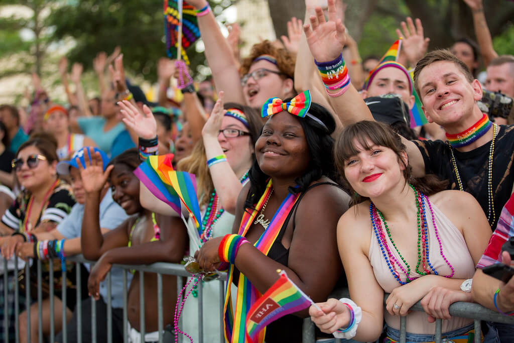 image of people at pride festival