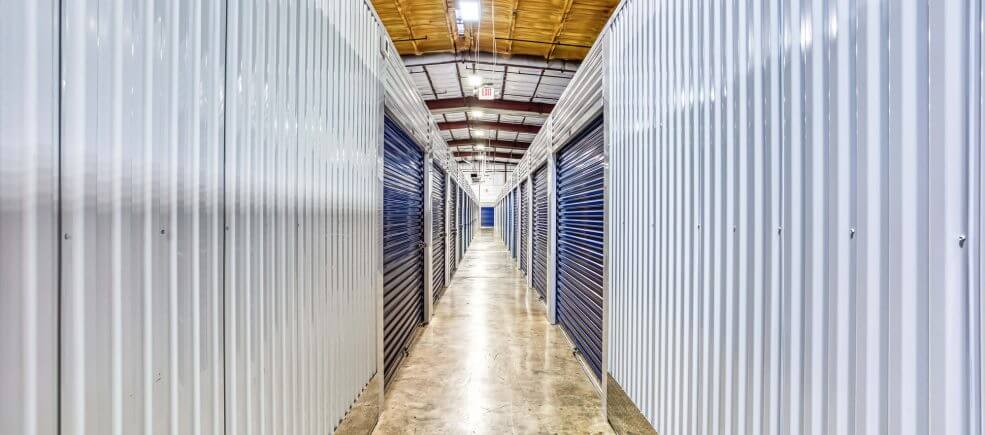 Interior Hallway at South End Self Storage in Charlotte NC